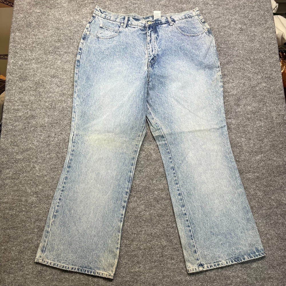 Xhilaration Flare Jeans Women's 22W Blue Cotton Denim Pockets Zip Fly - 39X31